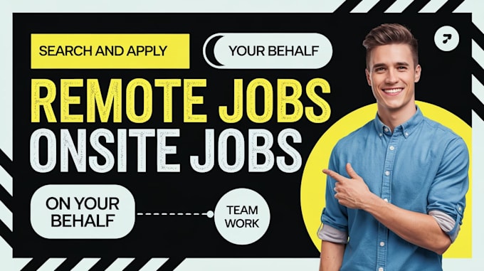 Gig Preview - Search and apply up to 200 remote and onsite jobs on your behalf