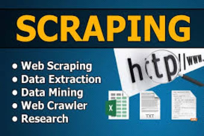 Gig Preview - Do web scraping, data scraping, data extraction from any website