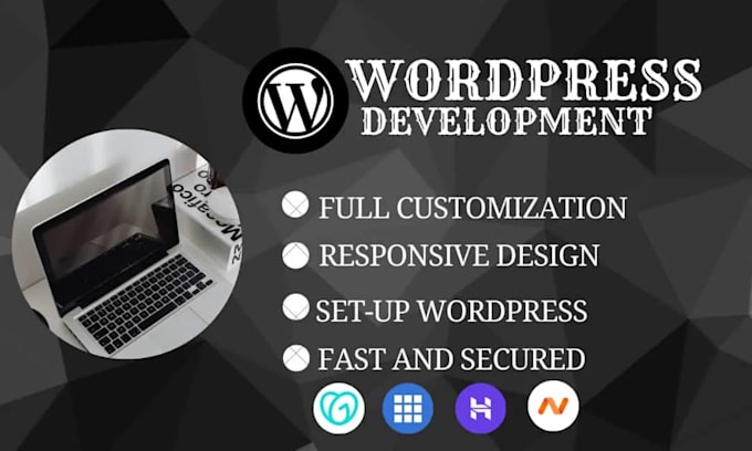 Gig Preview - Develop wordpress website,business website or wordpress blog website