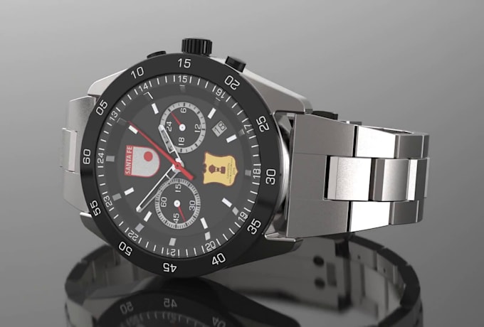 Gig Preview - Do 360 rotation 3d animation of your watch product 3d watch animation wristwatch