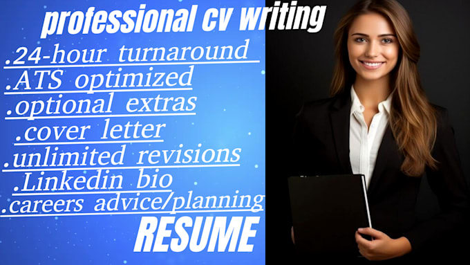 Bestseller - write your CV, resume, cover letter and optimize linkedin