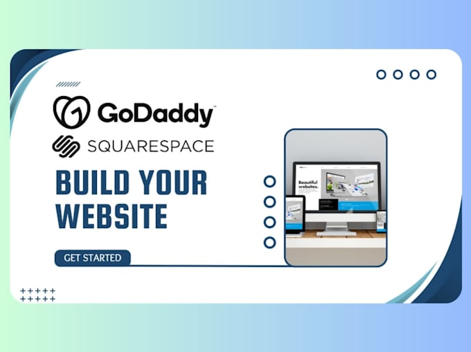 Gig Preview - Do godaddy landing page, website design, godaddy website redesign