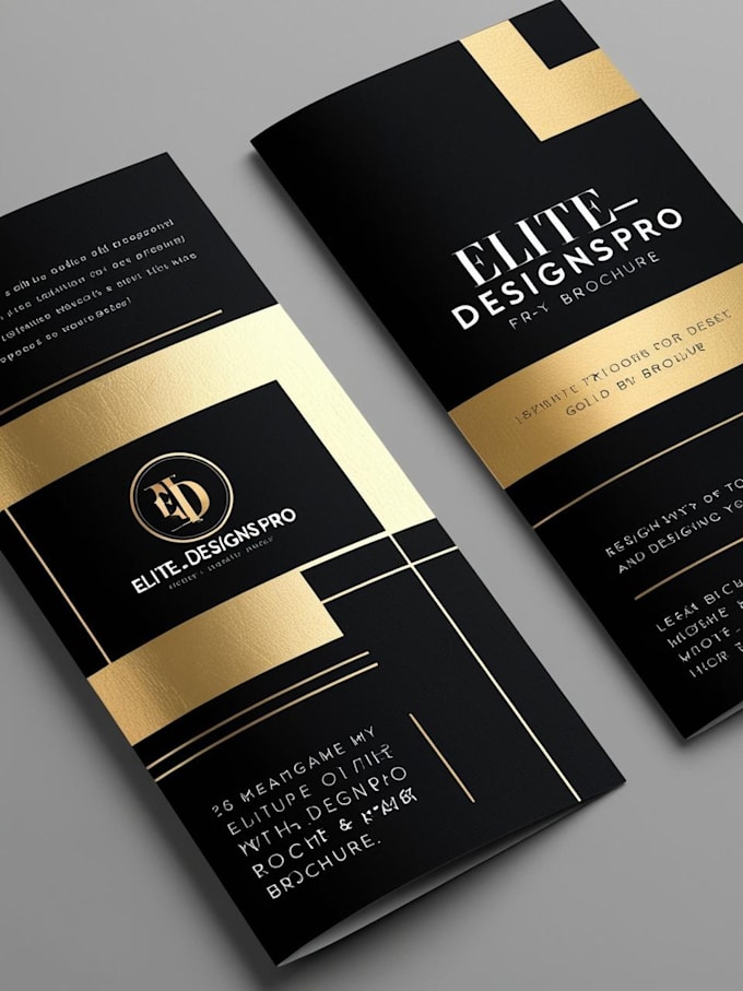 Gig Preview - Elevate your business with stunning brochure design