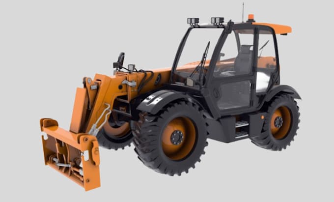 Gig Preview - Design 3d construction farm truck model mechanical parts model in solidworks