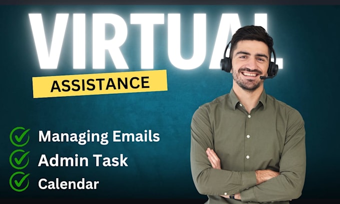 Gig Preview - Be your virtual assistant for emails admin and scheduling