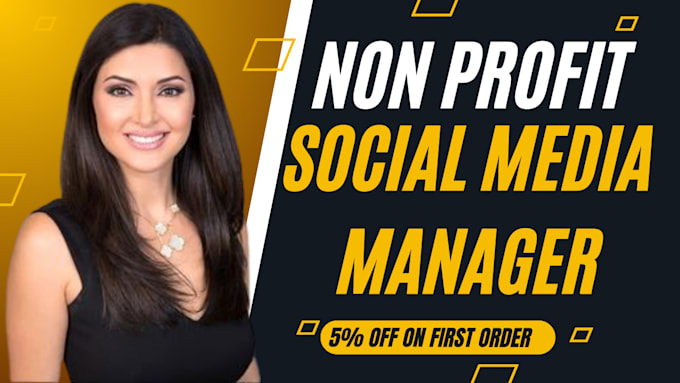 Gig Preview - Be nonprofit social media manager to do event promotion and strategy planning