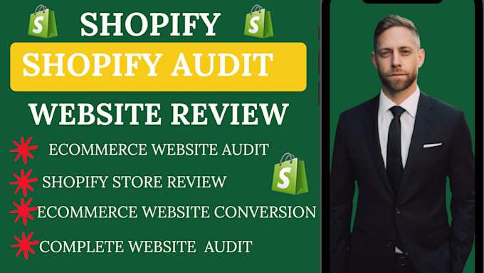 Bestseller - conduct a complete website audit to detect errors affecting your shopify store