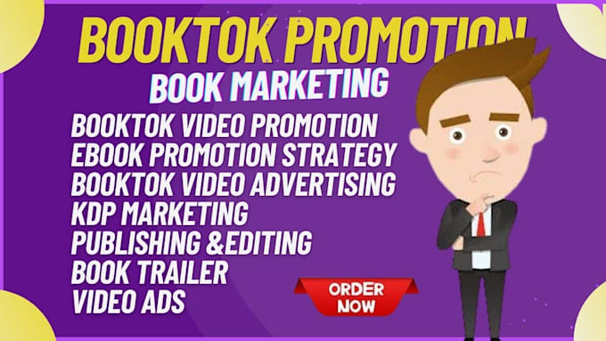 Gig Preview - Viral promote your amazon kdp book,kindle ebook booktok tiktok book trailer SEO