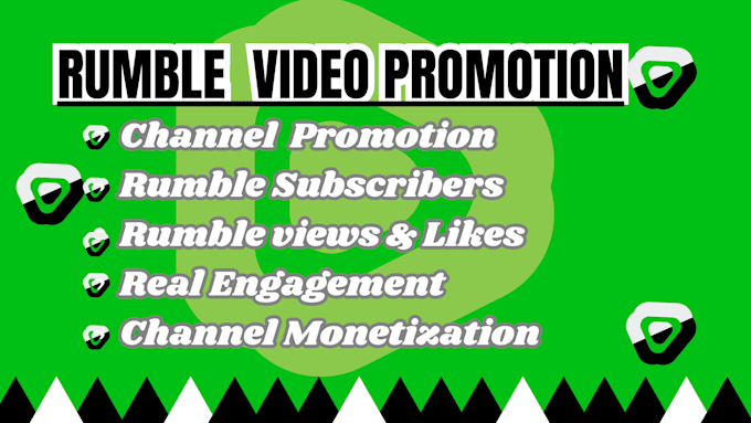 Gig Preview - Rumble video promotion rumble channel promotion rumble views