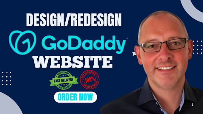 Gig Preview - Develop godaddy website, design or redesign godaddy, business website godaddy