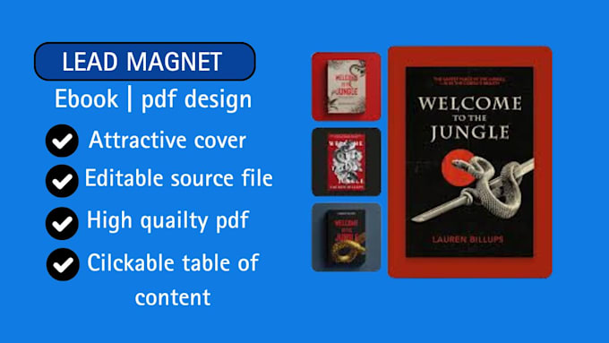 Bestseller - design your lead magnet, journal, planner, workbook, cookbook fillable book pdfs