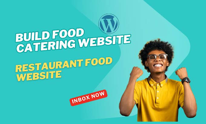 Gig Preview - Build a food restaurant website, catering, and cafe website with online ordering