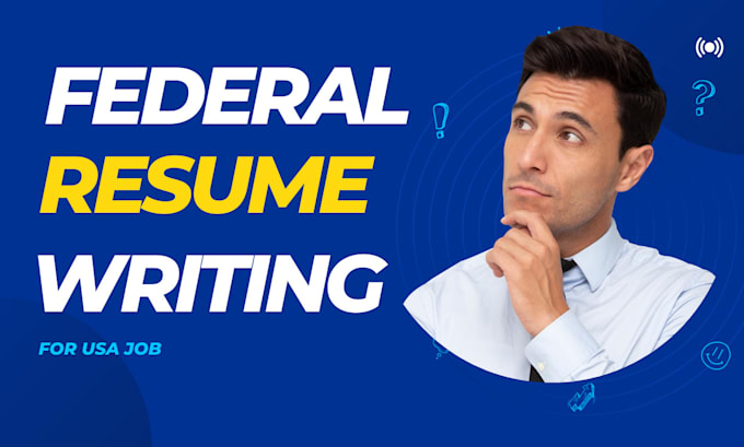 Gig Preview - Write usajobs resume, federal resume and cover letter