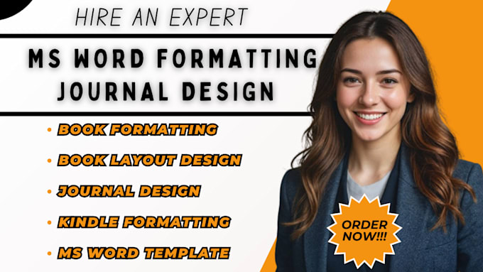 Gig Preview - Format and edit google docs ms word template journal design book layout design