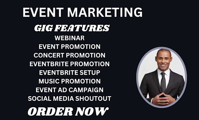 Gig Preview - Do succesful event promotion event marketing webinar promotion