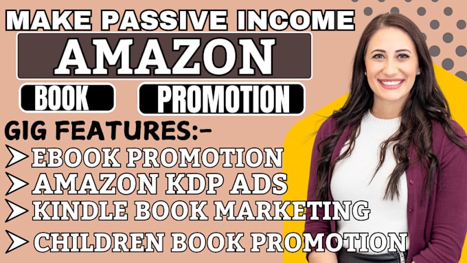 Gig Preview - Do amazon book promotion, children book and ebook promotion using amazon kdp ads