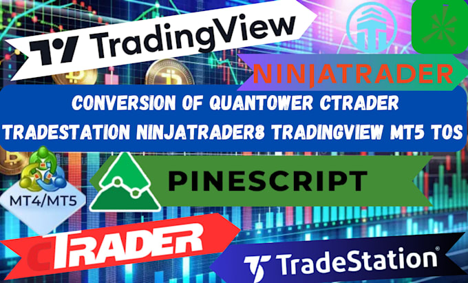 Gig Preview - Do conversion of quantower ctrader tradestation ninjatrader8 tradingview mt5 tos