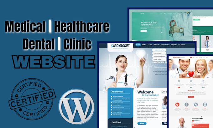 Bestseller - design modern medical healthcare dental clinic website