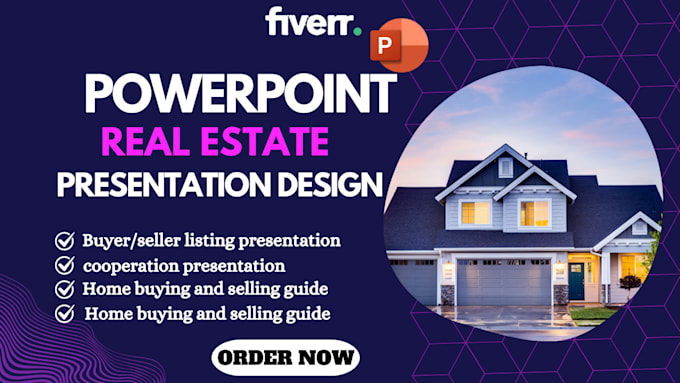 Gig Preview - Design real estate powerpoint presentation, pitch deck presentation within 24hrs