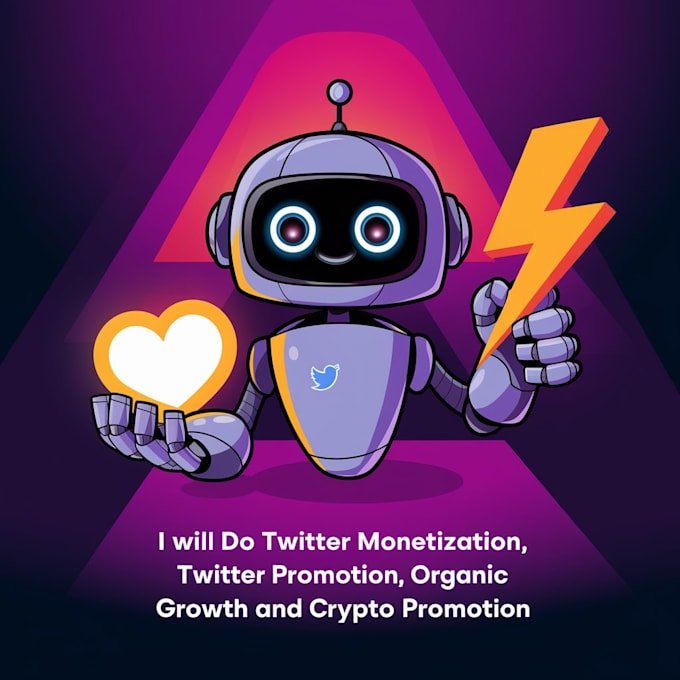 Gig Preview - Do twitter monetization, x promotion, organic growth and crypto promotion