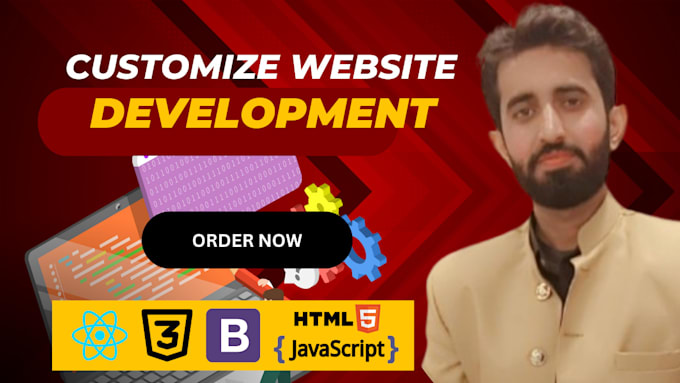 Gig Preview - Be your front end react developer for online store, rebuild, create website