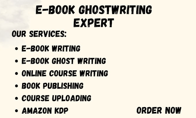 Gig Preview - Create ebook course content, ghostwrite real estate ebook, romance ebook writer