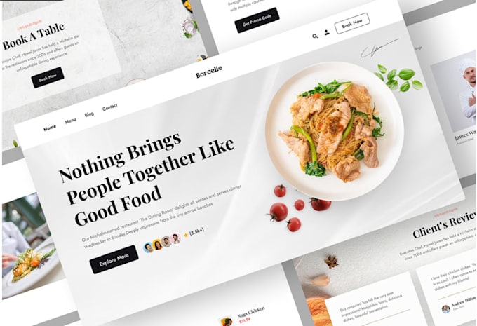 Bestseller - design a wordpress website for your catering or restaurant business