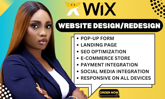 Gig Preview - Wix website design wix website development wix website redesign wix website