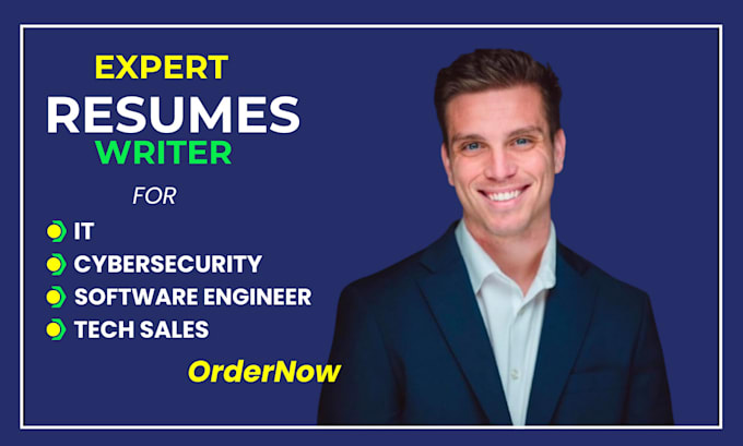 Bestseller - create professional resume for IT, cybersecurity, software engineer, tech sales