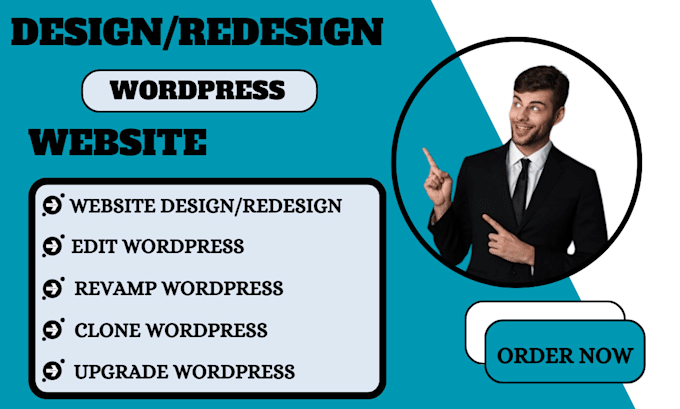 Gig Preview - Create design website redesign duplicate upgrade wordpress website development