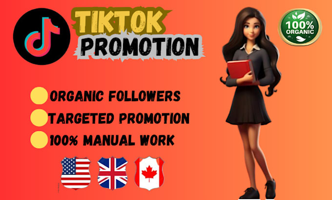 Bestseller - grow and promote your tiktok account followers organically