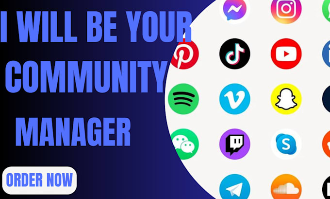 Gig Preview - Be your community manager