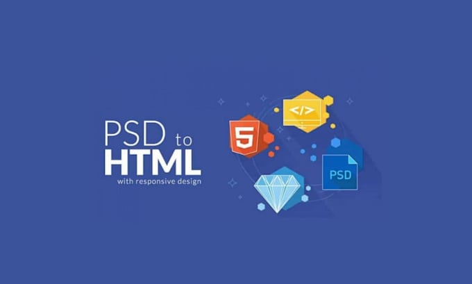 Gig Preview - Convert PSD to HTML, PSD to responsive HTML, and PSD to bootstrap website