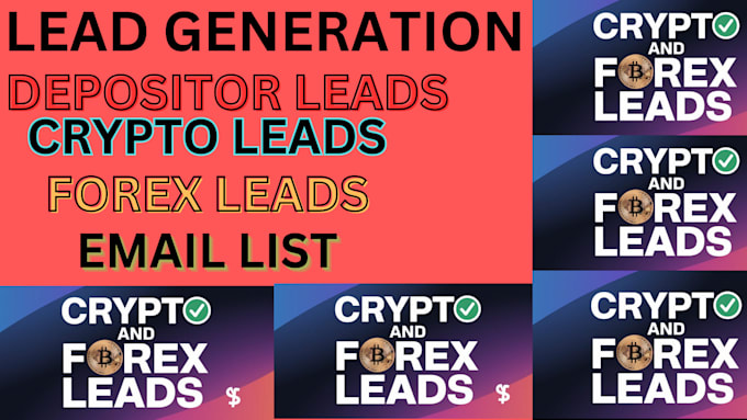 Gig Preview - Provide hot forex leads, crypto leads, forex crypto leads, email list, contact