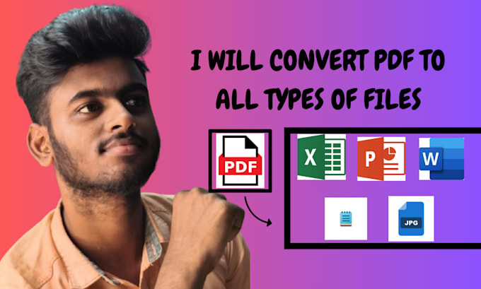 Gig Preview - Convert pdf to all formats