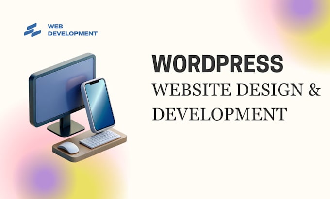 Gig Preview - Design and build a professional website on wordpress