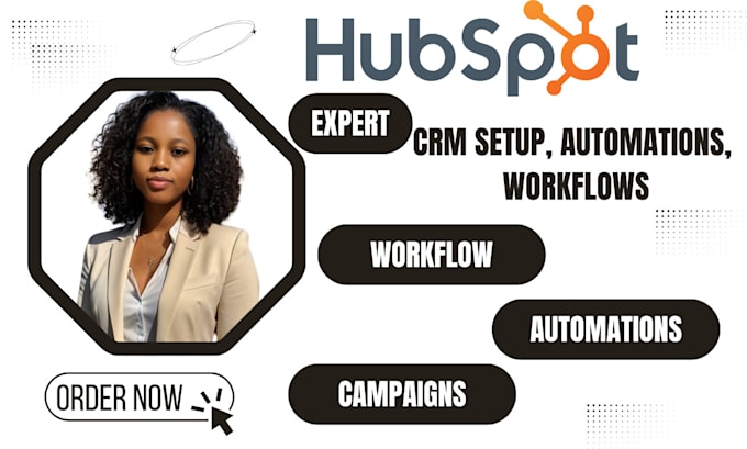 Gig Preview - Setup hubspot crm workflow integration for sales and marketing automation