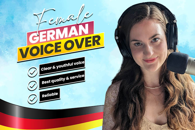 Gig Preview - Record a female german voice over