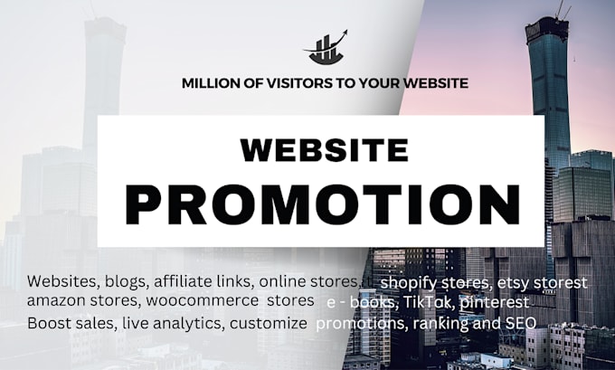 Gig Preview - Do website promotion and social marketing for shopify, etsy and online store