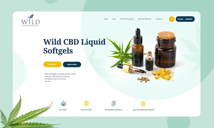 Bestseller - design cannabis store, cbd store, cannabis website, cbd dropshipping, marijuana