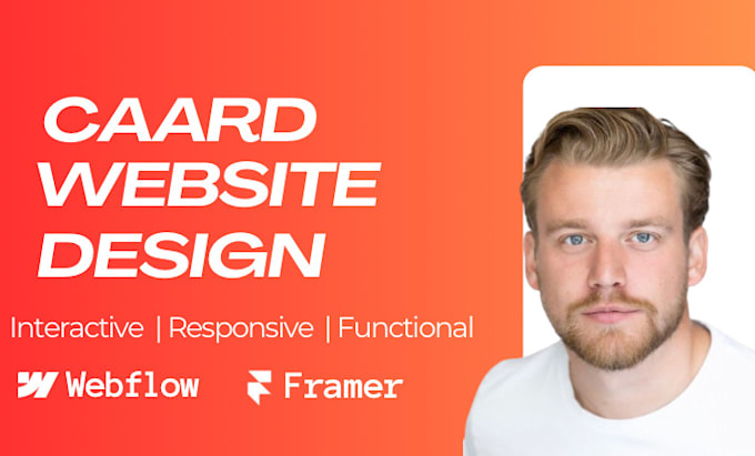 Gig Preview - Design a minimalistic carrd website, redesign carrd website