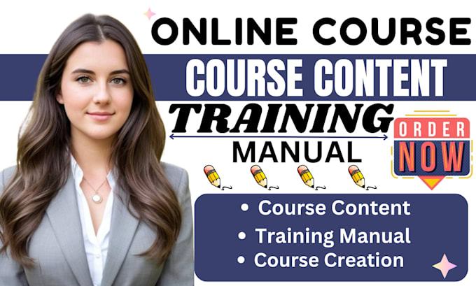 Bestseller - create online course content training manual course creation upload on kajabi