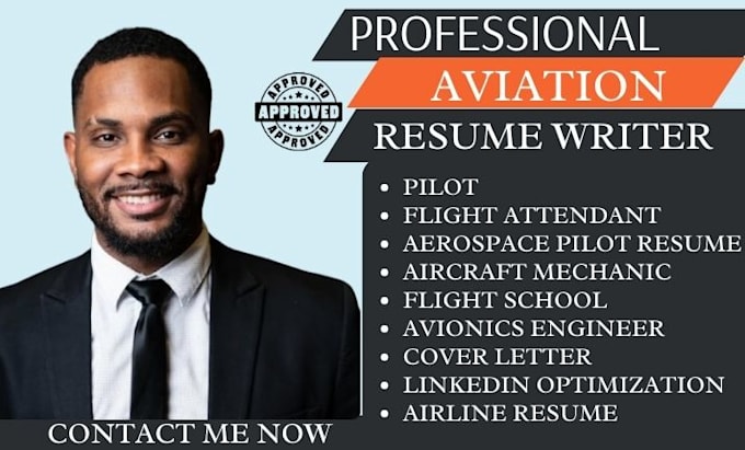 Bestseller - create aircraft aviation resume aerospace engineer resume pilot ats cover letter