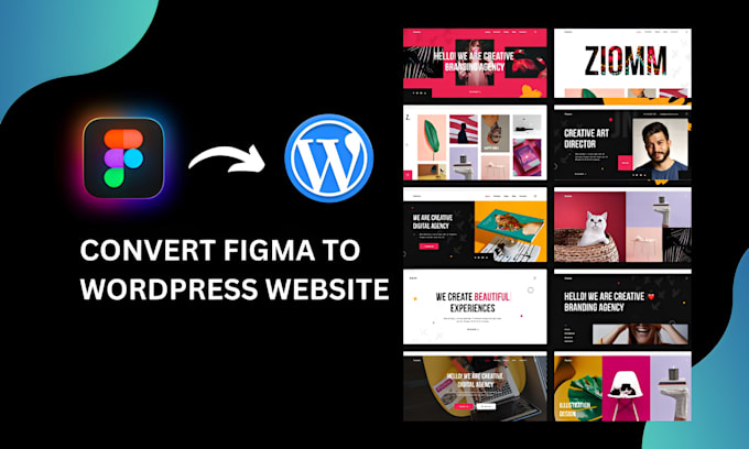 Gig Preview - Convert figma to wordpress PSD to wordpress with elementor responsive website