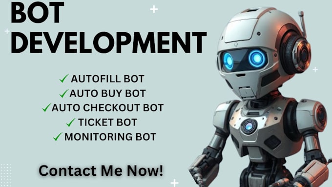 Gig Preview - Monitoring bot marketplace bot checkout bot auto fill bot booking bot zapier bot