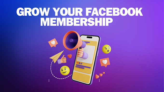 Gig Preview - Grow your facebook group member and marketing