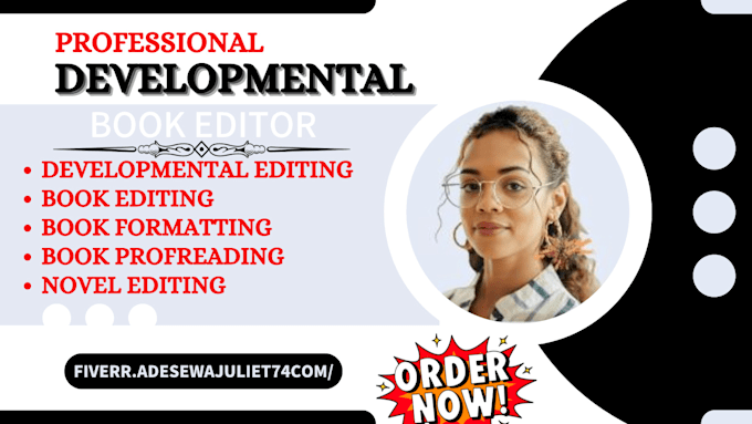 Gig Preview - Do book editing, developmental book editor, novel, book proofreading and format