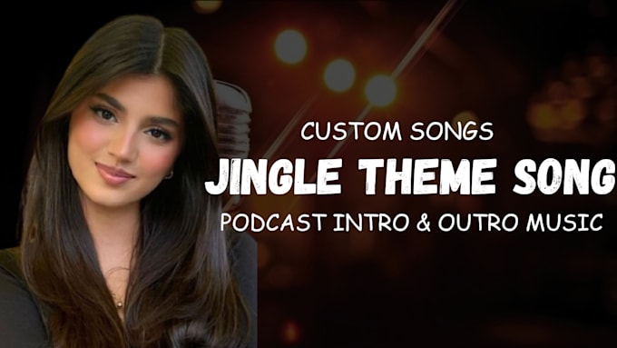 Gig Preview - Produce a jingle theme song podcast intro outro custom songs, instrumental music