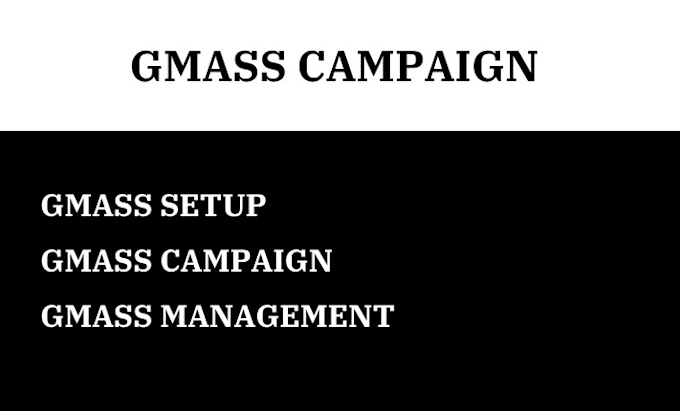 Bestseller - create manage your gmass email campaign for outreach sale