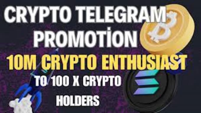 Bestseller - increase solana token, crypto community with telegram promotion, crypto twitter